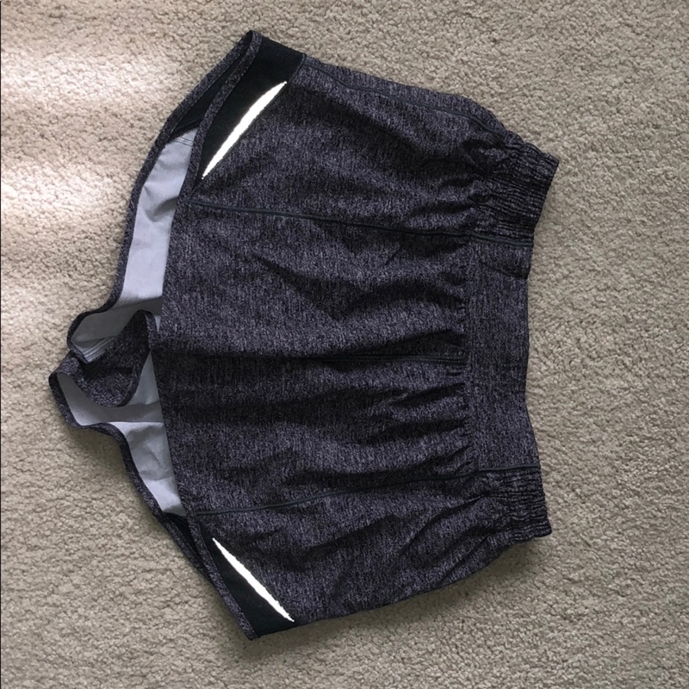 women’s gray lululemon shorts